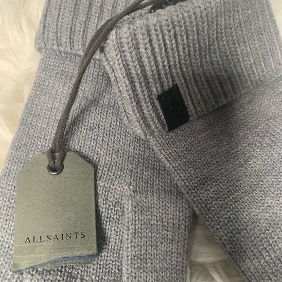 🖤 AllSaints Women’s 100% Merino Wool Gloves – NWT – Luxurious & Cozy ❄️ - Picture 5 of 7